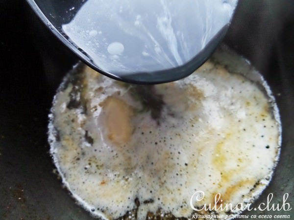 Куриный бульон с заварными клёцками