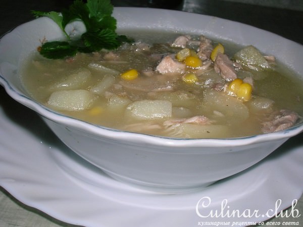 Куриный суп по-римски