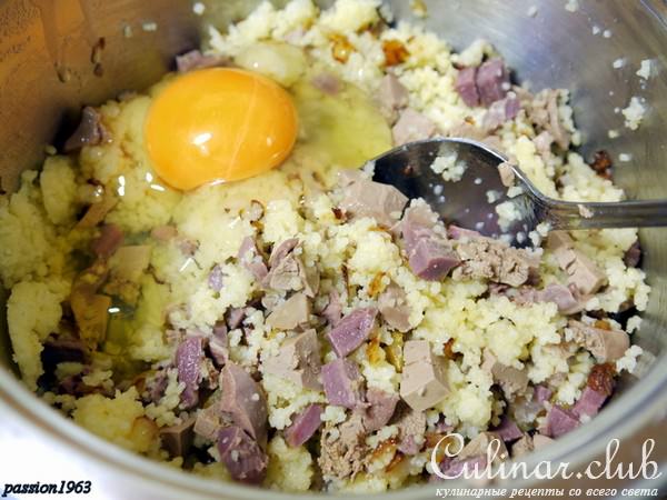 Лапша с утиными потрошками и фаршированной шейкой