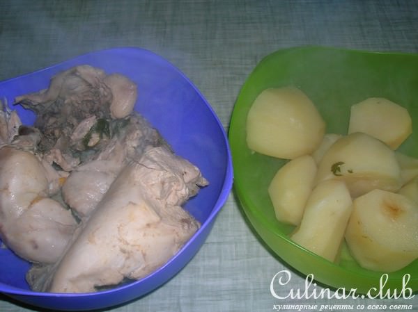 Куриный суп по-римски