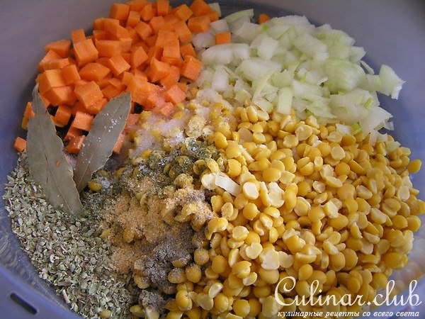 Гороховый суп с копченым кальмаром. (Обретение легкости: Тест-драйв)