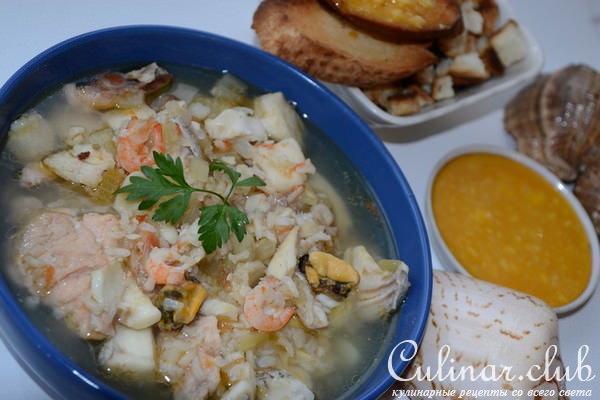 BOUILLABAISSE - CУП ФРАНЦУЗСКИХ РЫБАКОВ 