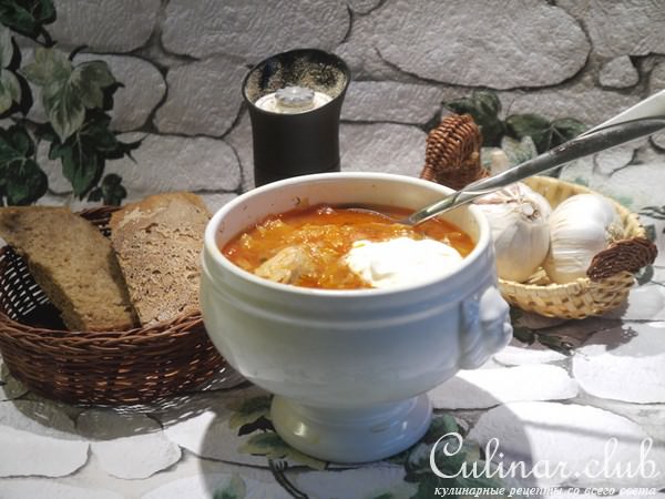 Борщ с яблоками по-белгородски