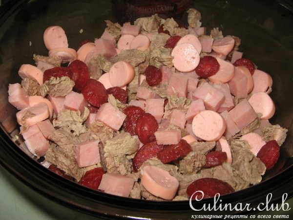 Солянка сборная мясная.