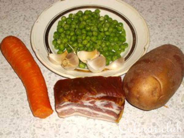 Кислые щи с горохом и яблоком (мой вариант) 