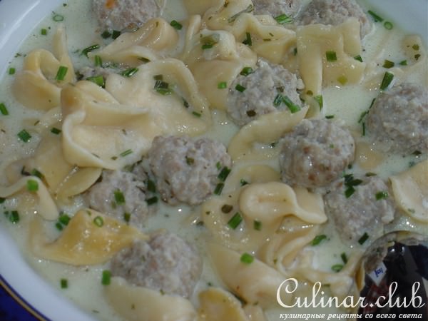 Супчик „Ушки“, не гламурный, но очень вкусный.