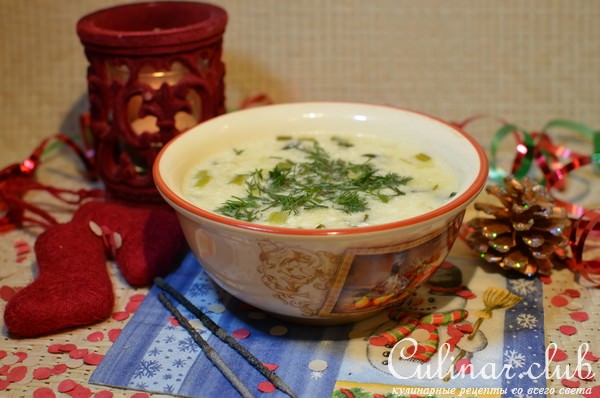 Похмельный кисломолочный суп 