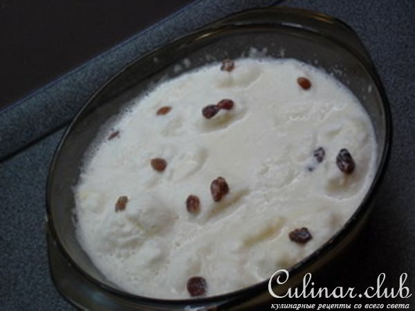 Молочный сладкий суп с клецками 
