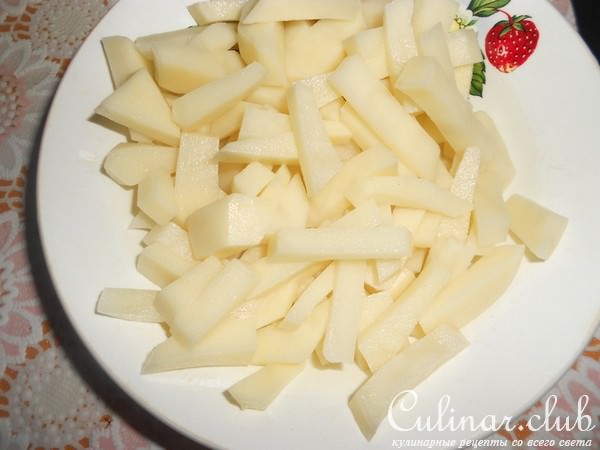 Суп с домашней лапшой и снытью