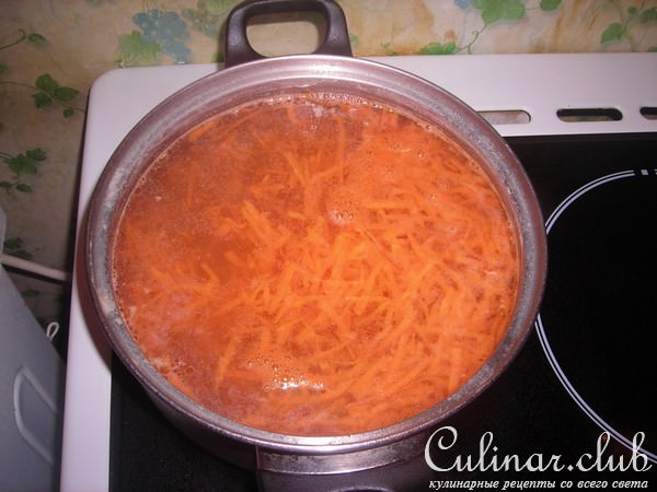 Супчик из фасольки быстрый