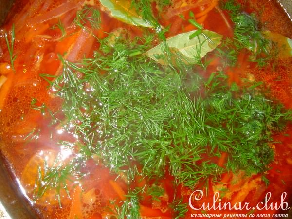 Борщ (постный) необычайно вкусный!
