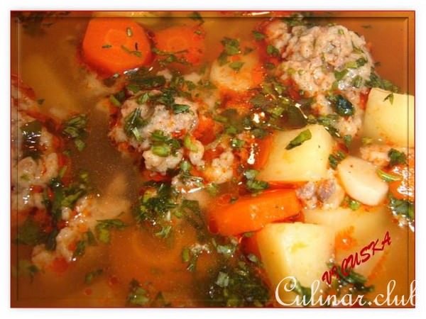 СУП С ГАЛУШКАМИ ИЗ КУРИНОЙ ПЕЧЕНИ- MJGALUSKA LEVES