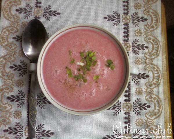 польский борщ с ушками