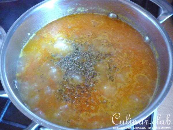 Суп-пюре из чечевицы с кукурузной крупой 