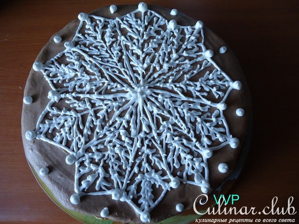 Торт Снежинка для всех кулинаров нашего клуба