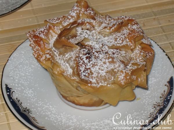 Ореховые тортики по гречески (Tartes karidion)