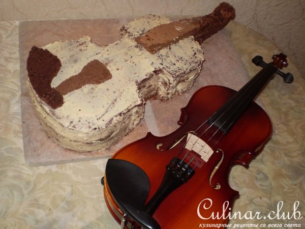 Торт " СКРИПКА"
