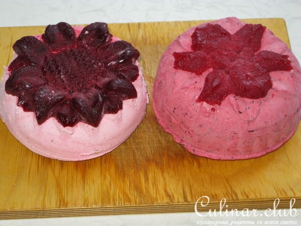 Муссовые мини тортики с желе