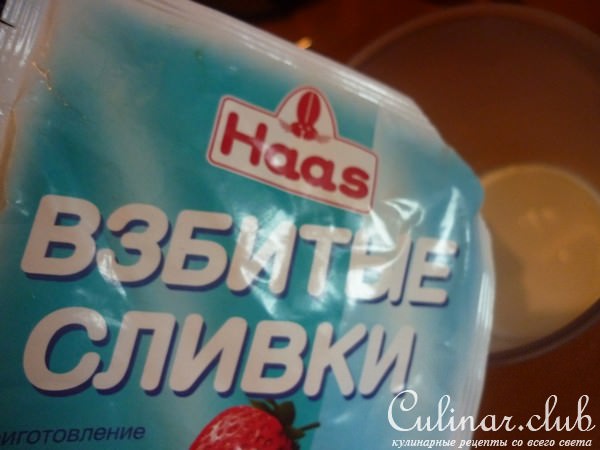 Манный торт без выпечки "Осенний снег"