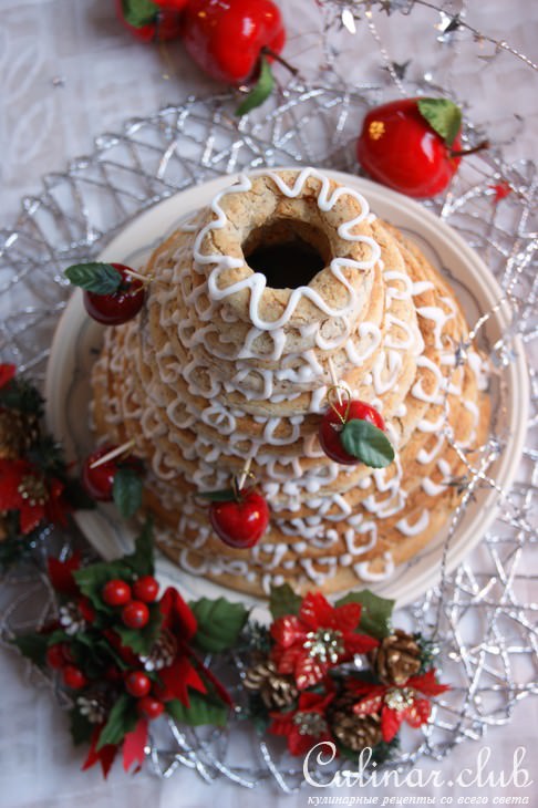 Kransekake - норвежский праздничный миндальный торт
