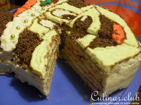Торт "Микки Маус" (новогодний порадок Барбосу)