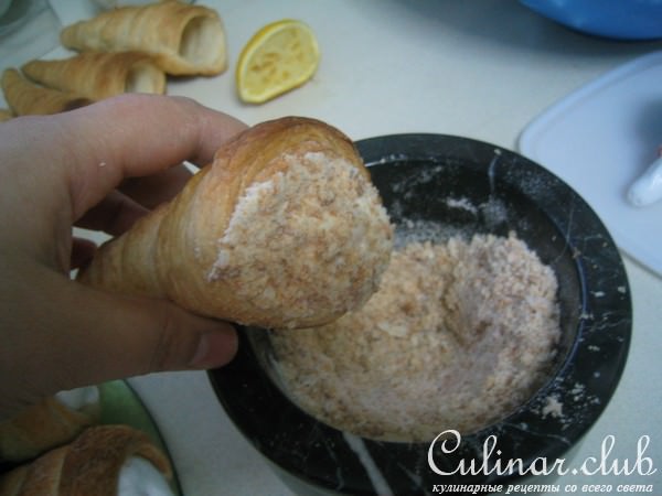 трубочки с кремом