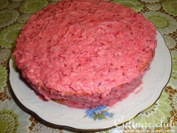 Торт "Розовые лепестки"