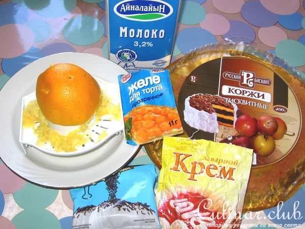 Быстрый тортик "Наше маленькое солнышко"