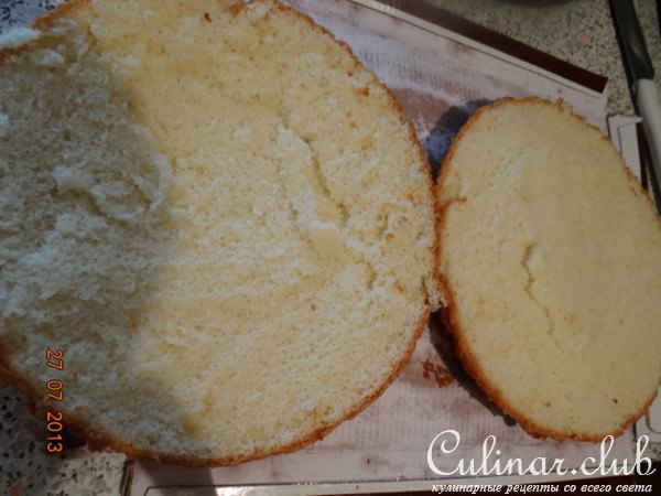 Воздушный тортик на скорую руку (вариант, мультиварка)