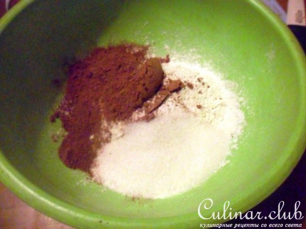 Постная шоколадная коврижка 