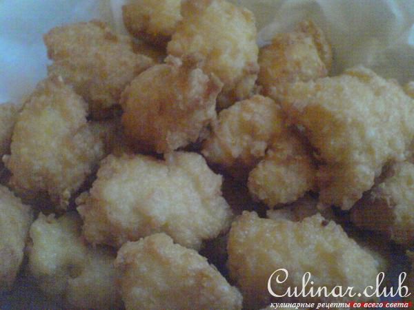 Пончики из заварного теста с сыром