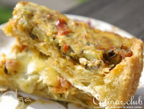 Пирог с луком пореем (вариант)
