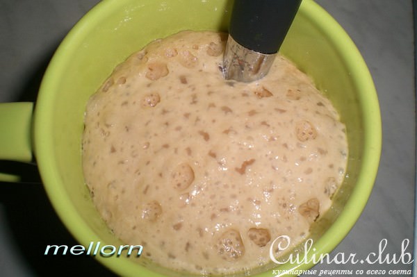 Батон на манке с изюмом