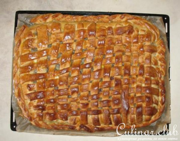 Пирог с мясом индейки и тыквой