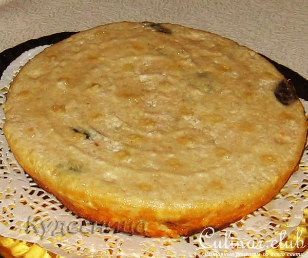 Творожная запеканка с изюмом и яблоками (Тест-драйв)