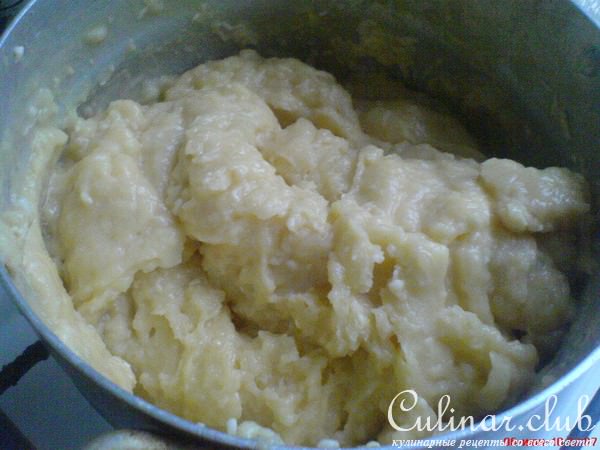 Пончики из заварного теста с сыром