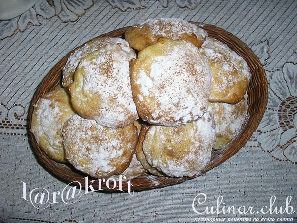апельсиновое печенье с корицей