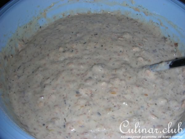Рыбный кекс "Лосось+Сайра"