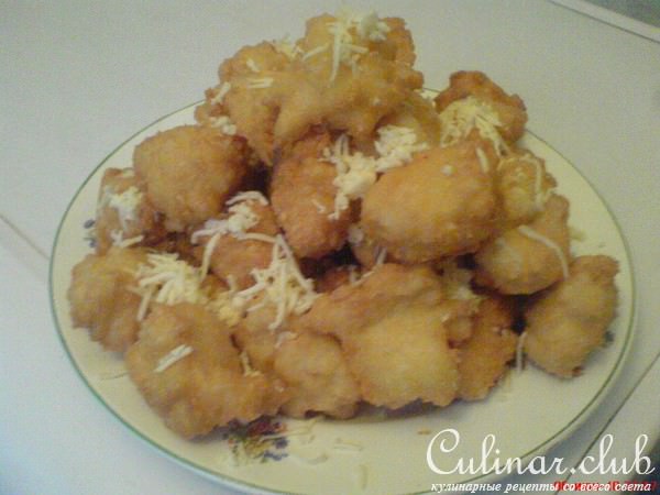 Пончики из заварного теста с сыром