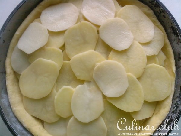 Пирог с грибами и картофелем(вариант)