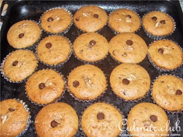 Маффины кофейно-ореховые (вариант)