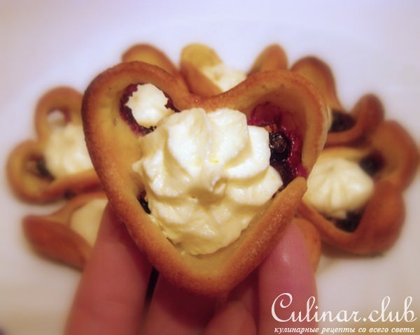 Поповеры (popovers) с черной смородиной