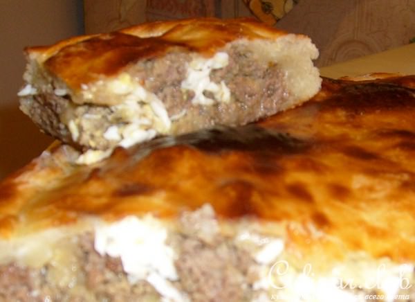 Пирог из хрущевского теста (вариант)