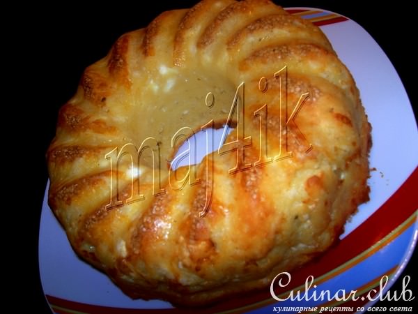 Сырный кекс-пирог "Быстро и вкусно"