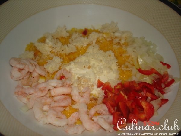 слойки с креветками