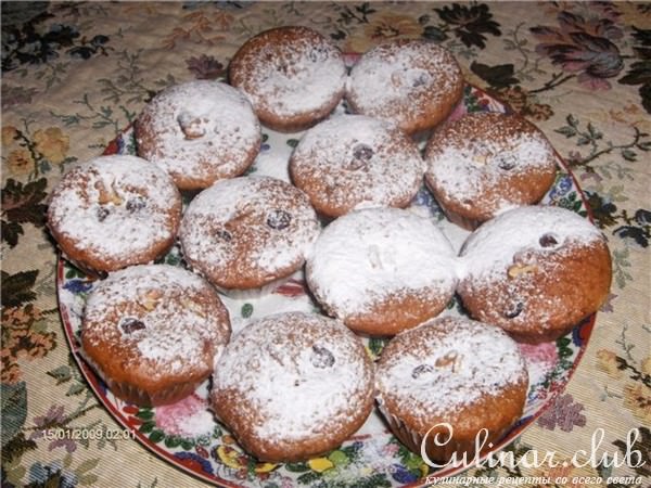 Маффины кофейно-ореховые (вариант)
