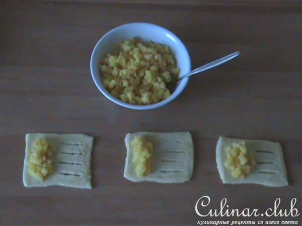 Пирожочки с яблочной начинкой