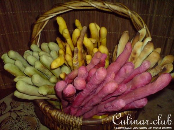 Пёстрая соломка " Grissini "