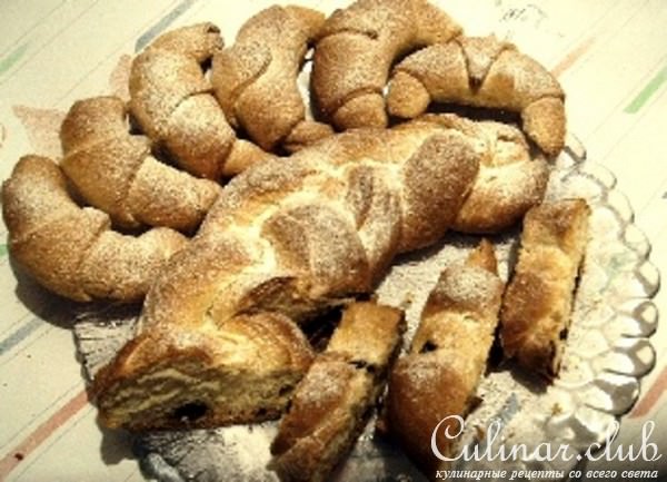 Сдоба с начинкой к чаю