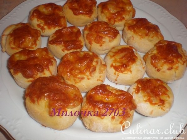 Простые сырные булочки